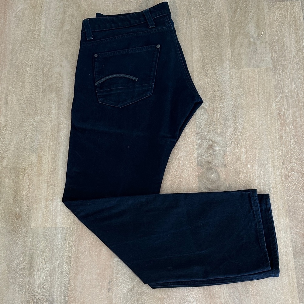 G-Star Men's Dark Blue Straight Jeans - Picture 5 of 5